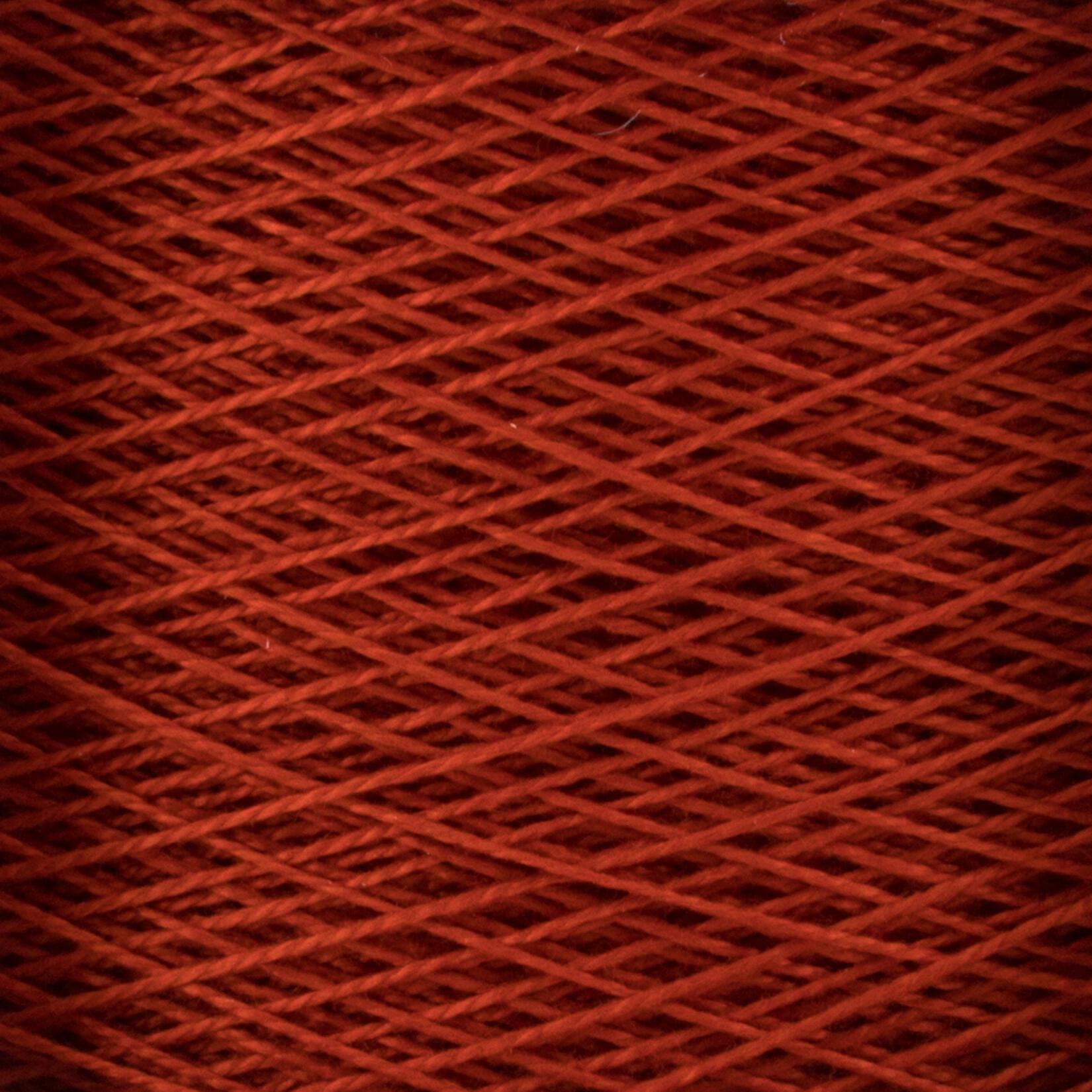 Supreme Corp. Yarn Burnt Orange 10/2 Pearl Cotton Yarn | Large Cone