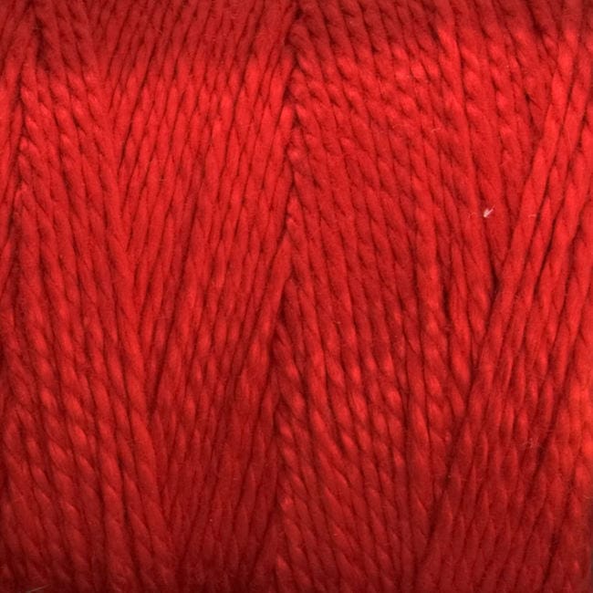 Supreme Corp. Yarn Red 10/2 Pearl Cotton Yarn | Large Cone