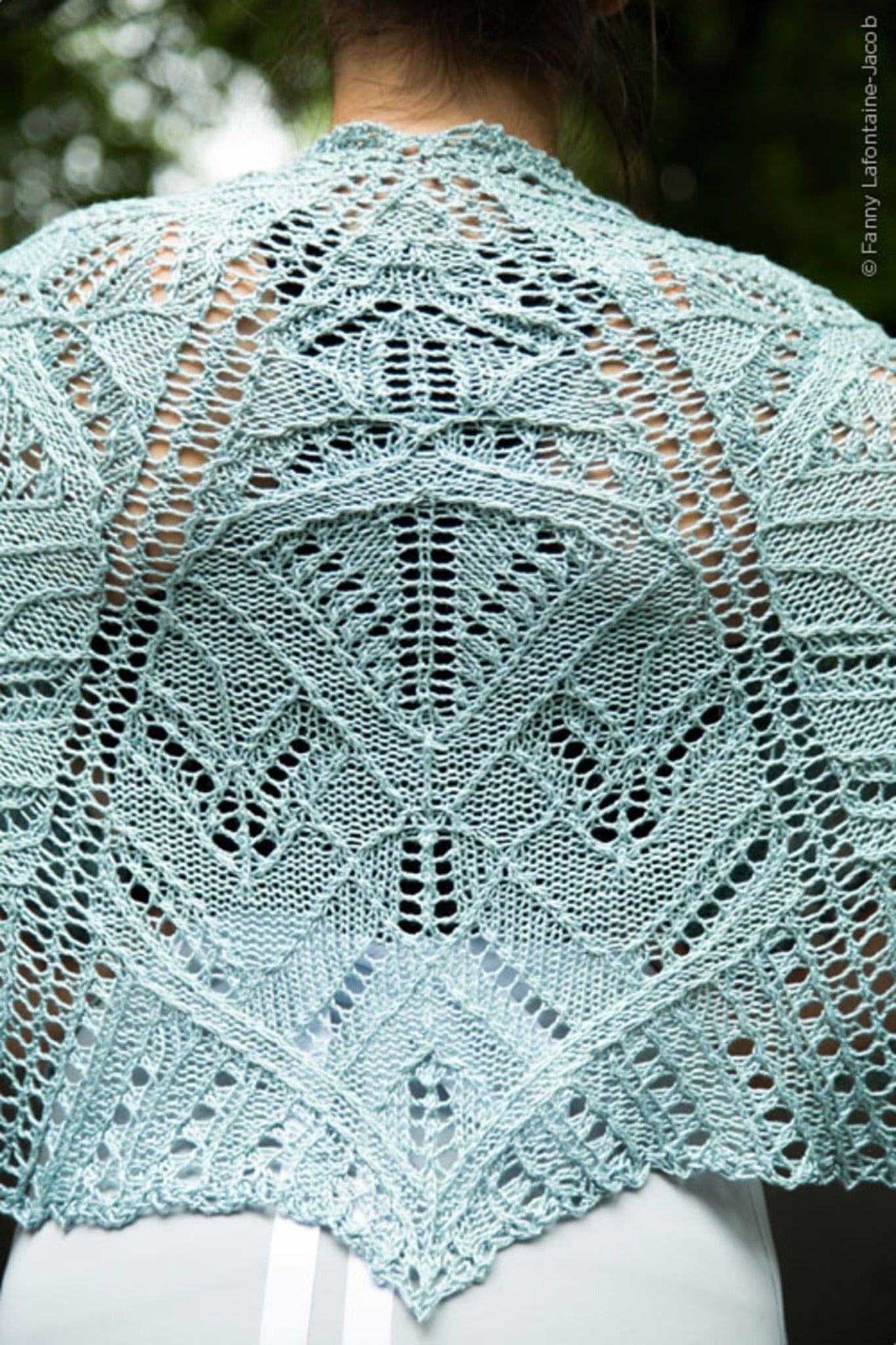 Twist Collective Print Patterns Fortuna Shawl Pattern