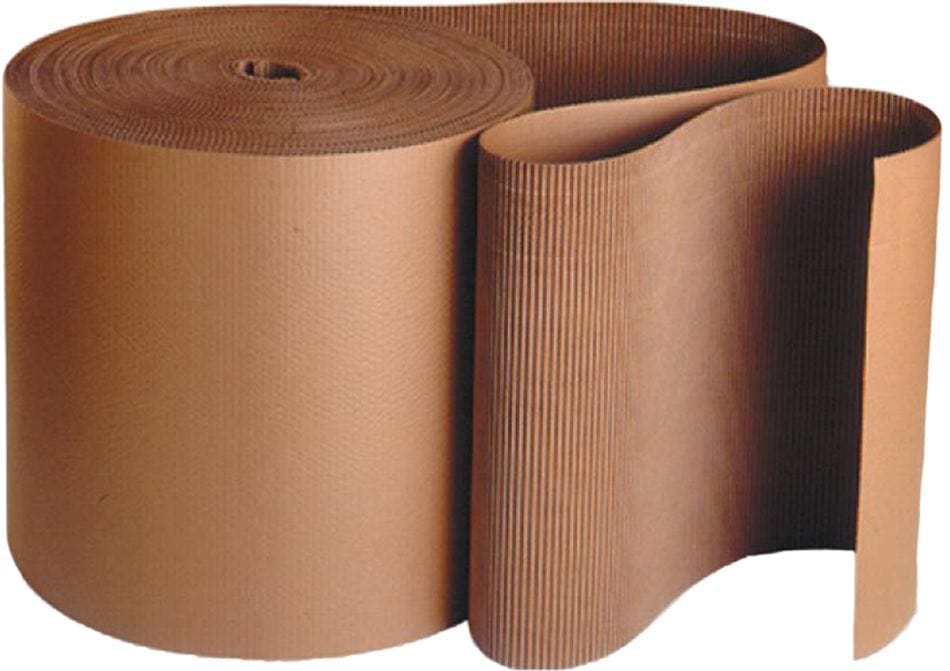 WB Mason Warp Packing 24" Single Faced Corrugated Cardboard - 5 yard roll