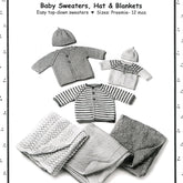 Yankee Knitter Designs Digital Patterns Baby Sweaters, Hat & Blankets, download