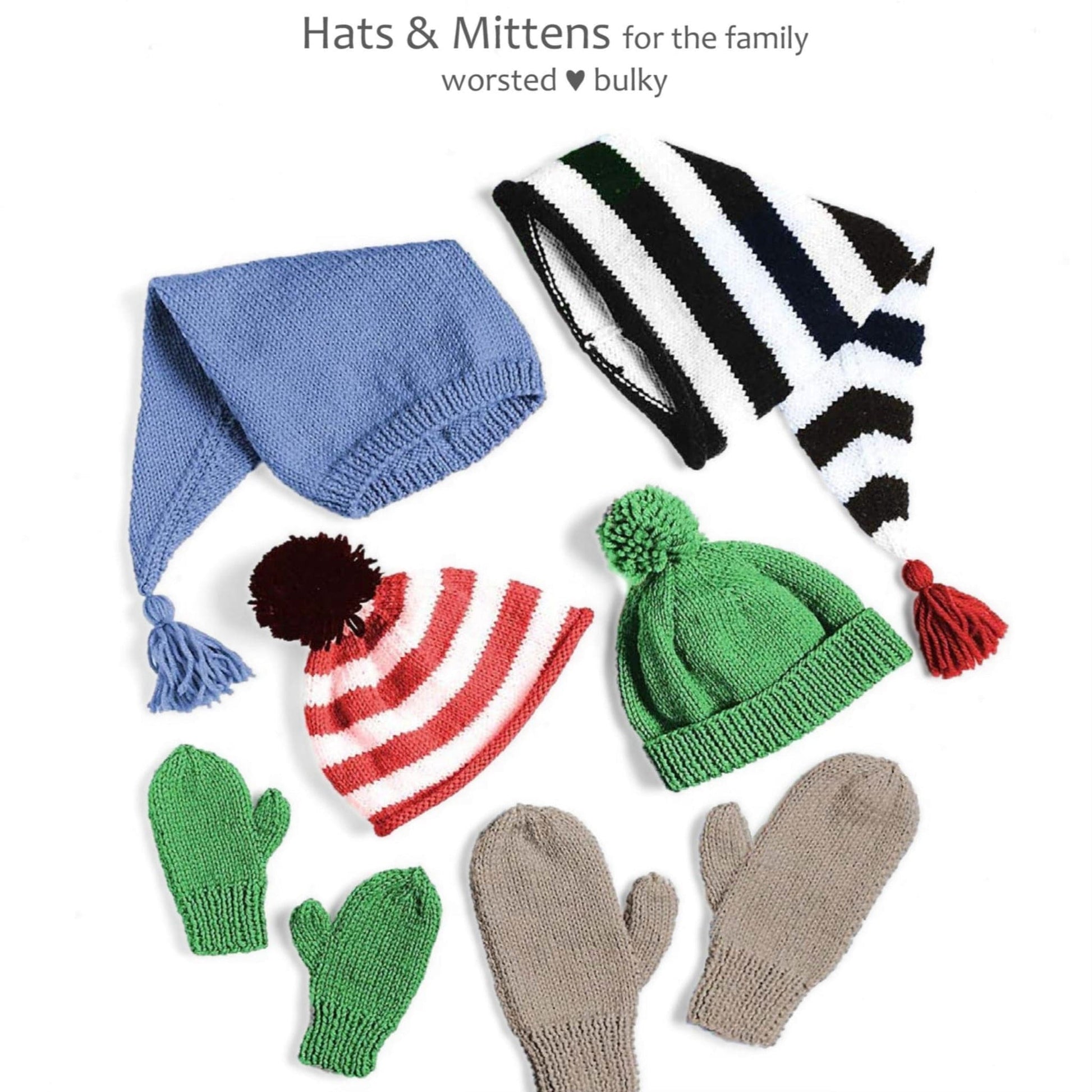 Yankee Knitter Designs Digital Patterns Hats & Mittens for the Family, download