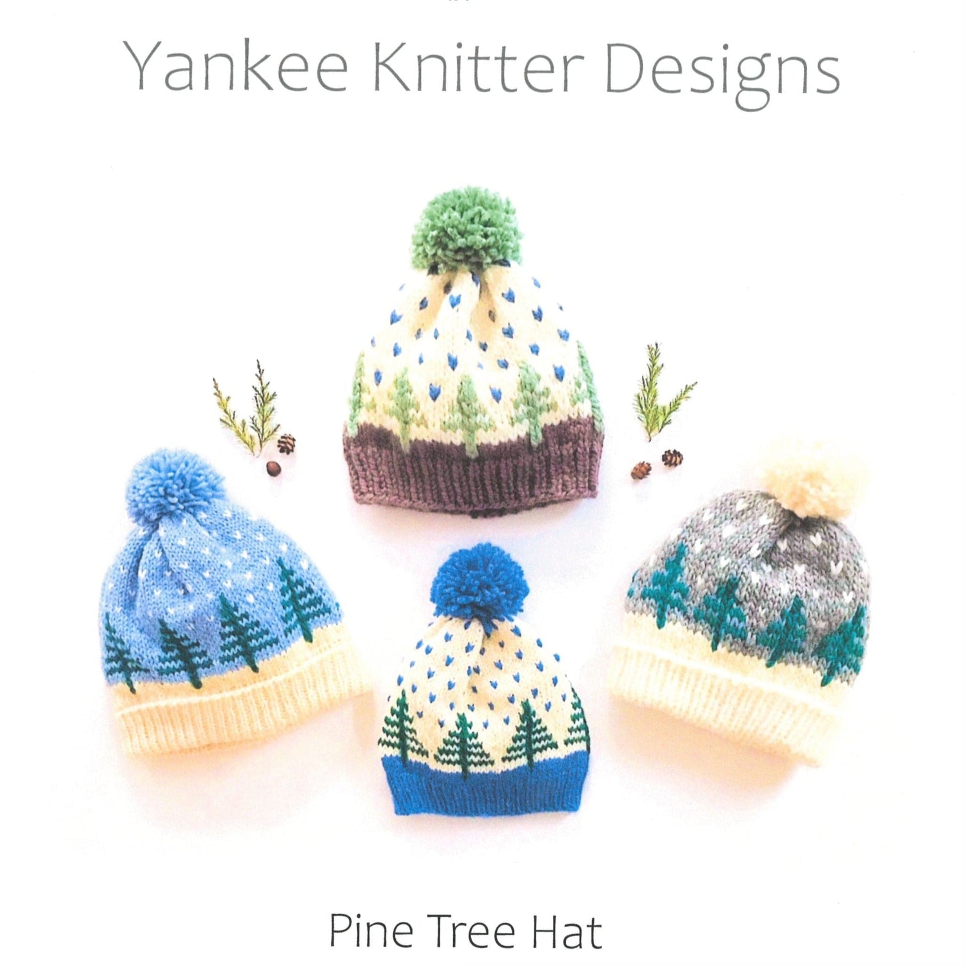 Yankee Knitter Designs Digital Patterns Pine Tree Hat, download