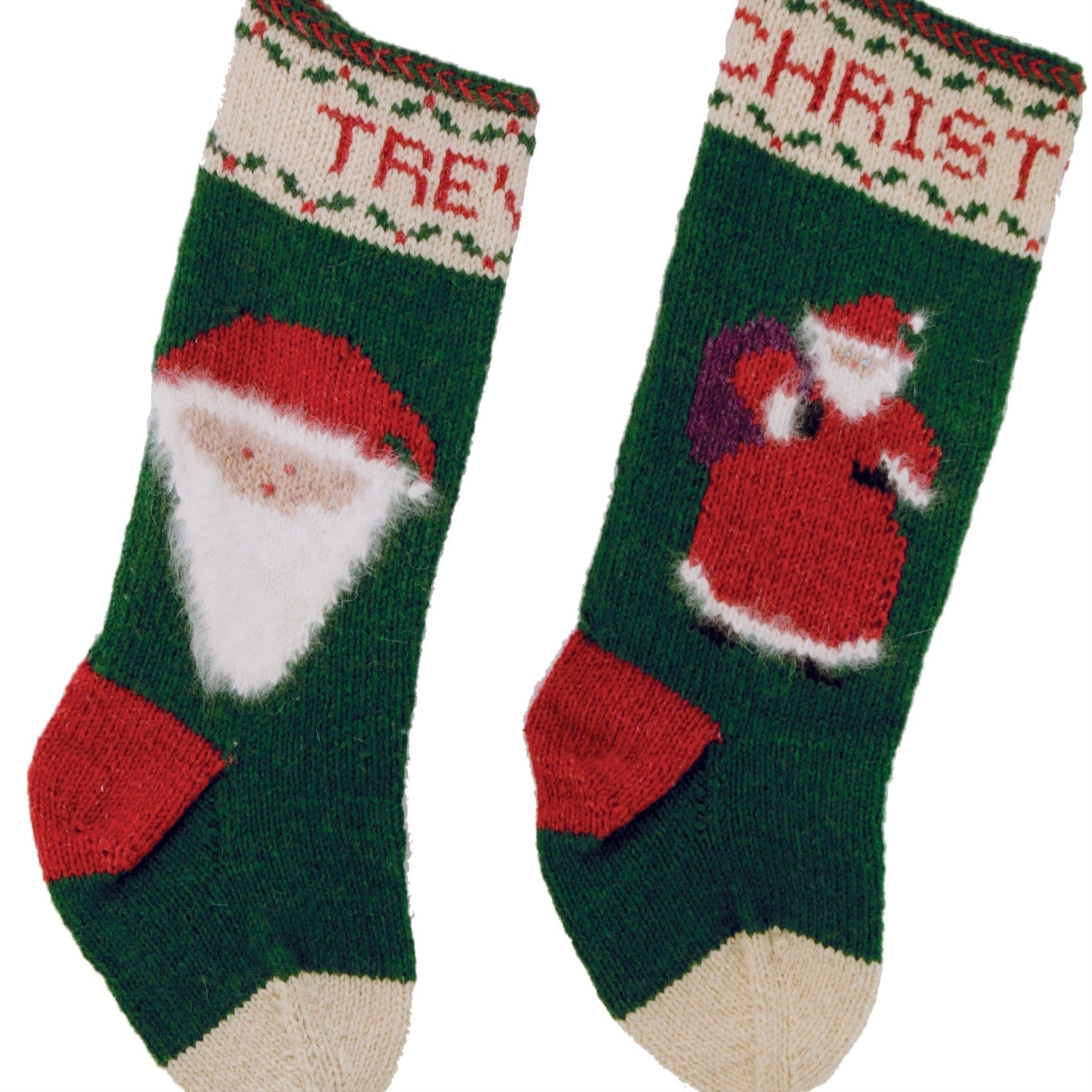 Yankee Knitter Designs Digital Patterns Santa Christmas Stockings, download