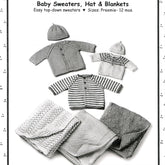 Yankee Knitter Designs Print Patterns Baby Sweaters, Hat & Blankets