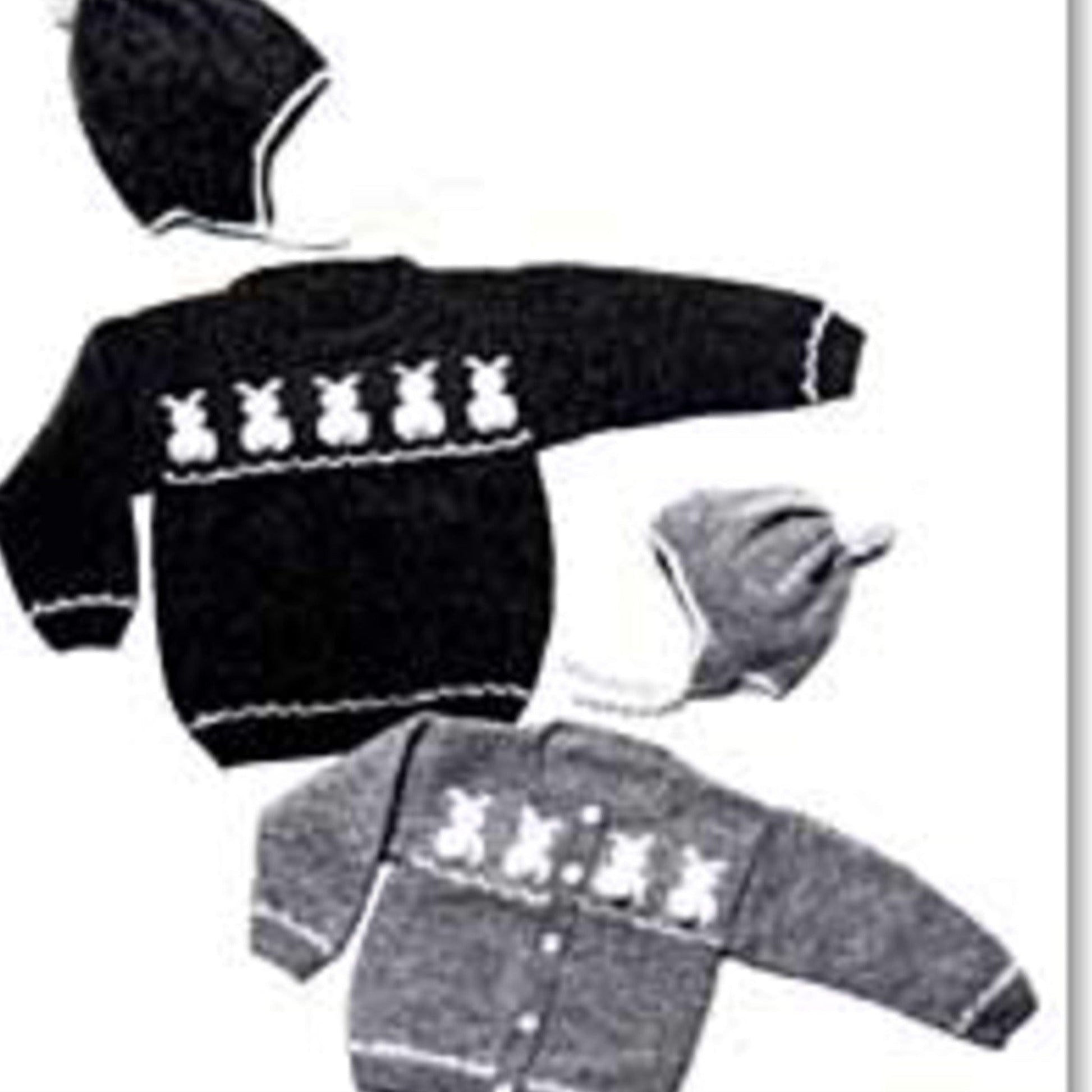 Yankee Knitter Designs Print Patterns Child’s Bunny Sweater