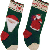 Yankee Knitter Designs Print Patterns Santa Christmas Stockings