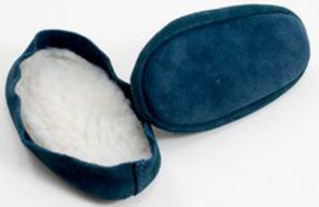 A case crafted from Bryson Distributing, Inc.'s Suede Leather and Fleece Soles is depicted, assuring careful protection of delicate items. With the top cover open and placed to the side, you can see the luxurious fleece interior designed for maximum cushioning.