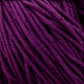 A close-up image of Plymouth Select Worsted Merino Superwash yarn from Plymouth Yarn Co. The deep purple fibers are tightly twisted and closely packed together, showcasing the texture and intricate patterns of the strands. This superwash yarn offers excellent stitch definition, appearing soft and perfect for knitting or crocheting projects.