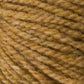 Close-up view of tightly wound Bartlettyarns Maine Wool Yarn in a golden yellow color, highlighting the texture and interwoven strands. The worsted weight yarn from Bartlettyarns appears fluffy and soft with slight variations in tone.