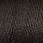 Close-up image of Maurice Brassard's 16/2 Bamboo Yarn in black. The texture is detailed, showcasing the individual strands tightly twisted together with slight variations in thickness, indicating a natural fiber composition. Made from sustainable Bamboo yarn, its matte appearance with subtle lighter flecks adds to its charm.