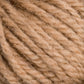 Close-up image of Halcyon Yarn Classic Rug Wool in beige, highlighting its thick and twisted fibers with a soft, slightly fuzzy texture. The intertwined strands create a warm and cozy appearance, making it ideal for knitting or crocheting projects. This high-quality wool from Caledonian Dye Works is perfect for weavers seeking exceptional results.