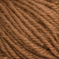 Here is a close-up image of Halcyon Deco Rug Wool by Caledonian Dye Works, showcasing brown yarn with tightly twisted fibers and a slightly fuzzy texture. The strands are uniformly wound, giving it a dense and soft appearance perfect for knitting or crocheting projects. Made from 100% wool, this versatile yarn combines durability with elegance.