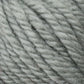 Close-up image of Halcyon Yarn Classic Rug Wool | Skein by Caledonian Dye Works, a soft, chunky yarn in a light sage green color. This tightly twisted thick strand features a fluffy and smooth texture, ideal for knitting or crocheting cozy items like sweaters or blankets.