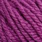 Close-up of Halcyon Yarn Classic Rug Wool | Skein from Caledonian Dye Works, showcasing its thick purple yarn with twisted strands and a soft, fuzzy texture—a perfect choice for weavers seeking high-quality rug wool.