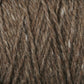 Close-up of Harrisville Designs' Harrisville Highland - Cones brown yarn fibers twisted together, showing a textured surface with subtle variations in color, including some lighter strands interwoven. The thick strands create an intricate, cozy-looking pattern ideal for knitting or crocheting.