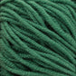 Close-up image of a bundle of Plymouth Select Worsted Merino Superwash from Plymouth Yarn Co., showcasing its soft and thick texture. The dark green yarn is neatly wound, highlighting its fibrous strands and slight variations in color, perfect for excellent stitch definition.