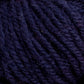 Close-up image of Caledonian Dye Works Halcyon Deco Rug Wool in a rich, dark purple hue, showcasing the tightly twisted fibers with subtle color variations and a hint of fuzziness. The 100% wool yarn has a soft and thick texture, making it perfect for knitting or crocheting projects.