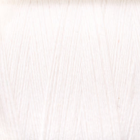 Close-up image of the 8/2 Cottolin Organic Yarn | Mini-Cone by Maurice Brassard, showcasing fine, intertwined fibers. The texture appears soft and smooth, with subtle variances in the thickness of the threads, illustrating a delicate and uniform quality—perfect for crafting with a Cottolin Tea Towel Kit.