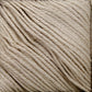 Close-up image of cream-colored Cascade Ultra Pima Cotton Yarn by Cascade Yarns, showcasing tightly twisted strands. The texture, made from Peruvian Pima Cotton, appears soft and smooth, ideal for knitting or crocheting. The yarn loops are neatly aligned side by side, creating a uniform pattern across the image.