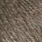 Close-up of Bartlettyarns Maine Wool Yarn, displaying tightly woven fibers with heathered colors of light and dark brown strands. The material appears coarse with visible individual threads, creating a dense and earthy pattern that echoes the rustic charm of this Bartlettyarns product.