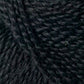 Close-up image of tightly woven, dark-colored Jo Sharp Alpaca Kid Lustre fibers by Kingfisher Yarn & Fibre intertwined to create a rich texture. The yarn appears thick and robust, showcasing individual strands that are neatly twisted together, suitable for knitting or crocheting.