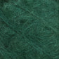 A close-up view of Caledonian Dye Works' Victorian Brushed Mohair Yarn | Mini Skein, showcasing its dark green, fuzzy tangles with numerous intertwined fibers. This luxurious yarn's soft, textured surface is emphasized in the image, highlighting the intricate patterns and depth that evoke classic Victorian aesthetics.