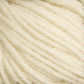 Close-up image of Halcyon Deco Rug Wool by Caledonian Dye Works showcases a soft, cream-colored yarn. The strands are thick, slightly fuzzy, and twisted together, creating a textured appearance. Made of 100% wool, this versatile yarn's light, natural shade is highlighted in the details of its fibers and twists.