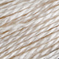 Close-up image of Henry's Attic 2/12 Natural Silk Yarn in cream, highlighting the twisted, fibrous texture of the individual strands. The silk-like yarn appears soft and slightly shiny, ideal for knitting or dyeing projects. This large cone of luxurious yarn is perfect for your creative endeavors.