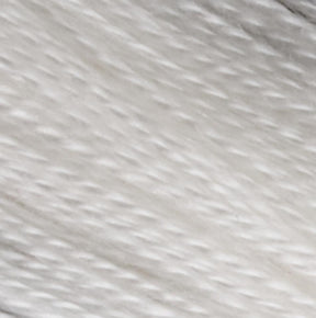 Close-up image of a textured surface with a wavy pattern in light gray and white tones, resembling strands of hair or fur, evoking the intricate artistry of silk weaving using 2/30 Natural Silk Yarn from Henry's Attic.