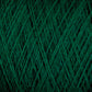 Close-up view of JaggerSpun Maine Line 3/8 Yarn in green, featuring a dense and textured pattern of intertwined fibers. The threads form a crisscross arrangement, highlighting the intricate and detailed nature of the worsted spun yarns' structure by Jagger Brothers, Inc.