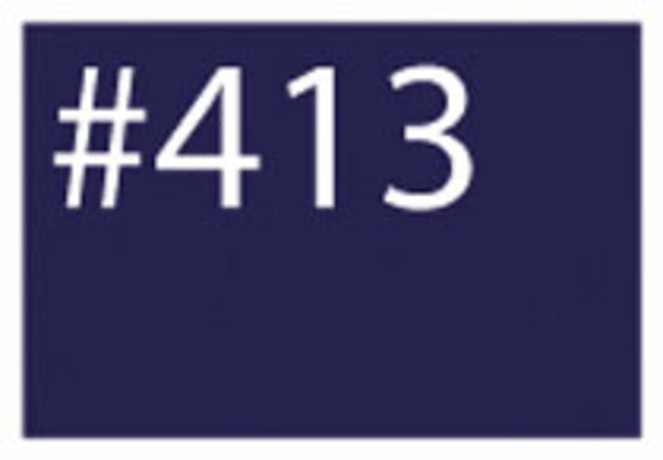 A dark blue rectangular sign with vibrant white text displaying "WashFast Acid Dyes by G & K Craft #413".