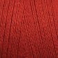 A close-up image of Maurice Brassard's 16/2 Bamboo Yarn in red, showcasing the fine fibers twisted together in a consistent pattern. The texture appears soft, smooth, and tightly wound, indicating it is ideal for knitting or crocheting projects. This sustainable yarn also offers antibacterial properties for added benefits.