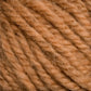 Close-up image of a ball of thick, textured yarn in a light brown, tan color. The strands are twisted together, creating a cozy, woven appearance with visible fibers. This Caledonian Dye Works Halcyon Yarn Classic Rug Wool | Skein captures the soft texture and earthy tone favored by weavers for their craft.