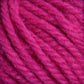 Close-up of several bright pink yarn strands tangled together, showcasing the texture and fibers of Halcyon Yarn Classic Rug Wool | Skein by Caledonian Dye Works. The yarn appears soft, thick, and slightly fuzzy—perfect for weavers seeking premium material.