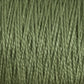 Close-up image of Supreme Corp.'s 10/2 Pearl Cotton Yarn | Mini-cone in green, with the strands neatly wound parallel to each other. The texture is smooth, and the color is a medium, earthy shade of green. The photo highlights the fibers and the weave of this versatile yarn.