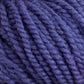 Close-up view of thick, twisted strands of Norumbega yarn in a rich purple hue. The texture appears soft and slightly fuzzy, with tightly wound fibers creating a dense and smooth surface. Made from 100% U.S. wool, this Caledonian Dye Works yarn offers both elegance and durable fabric for your knitting projects.