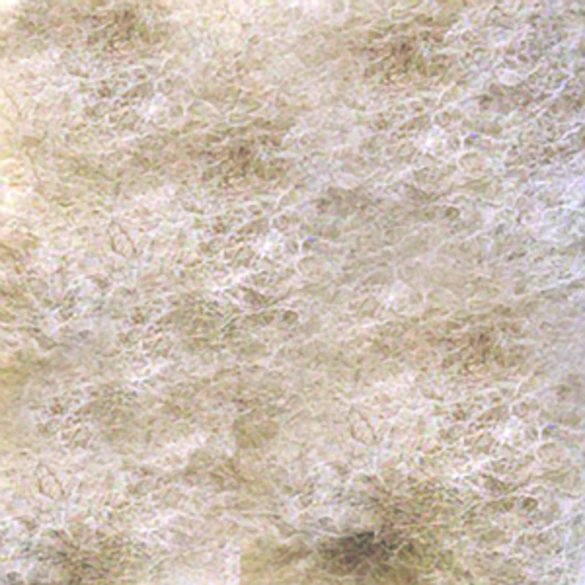 A detailed close-up image of a light beige and off-white, textured fibrous surface made from Harrisville Dyed & Carded Wool Fiber by Harrisville Designs. The pattern consists of fine, interwoven threads in heathered colors, giving it a soft, fuzzy appearance.