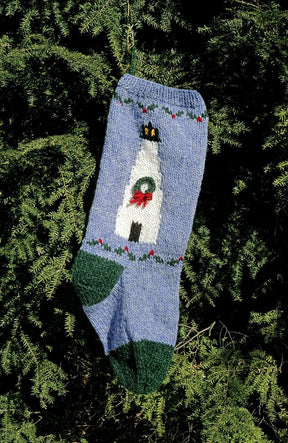 Bully Woolies Knitting Kits Lighthouse Maine Christmas Stocking Kits