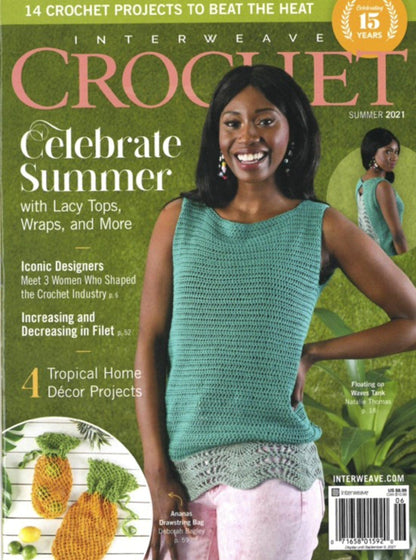 Golden Peak Media Magazines Interweave Crochet Summer 2021