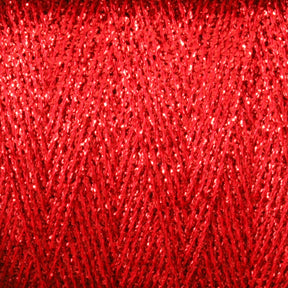 Huntingdon Yarn Mill, Inc. Yarn Red Astra Glow Metallic | Mini-cone