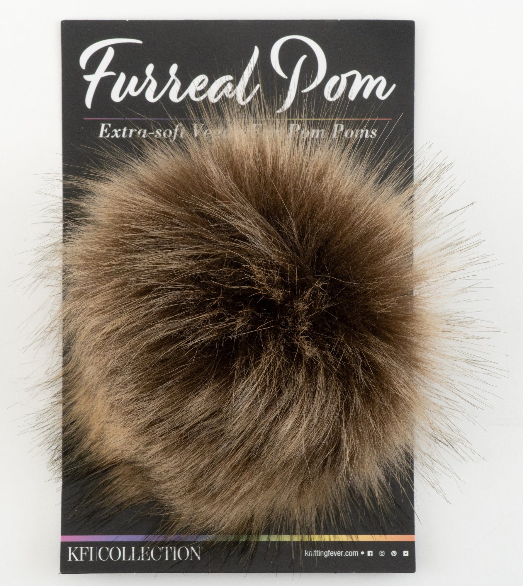 Knitting Fever / Euro Yarns Pom-poms Canadian Lynx Furreal Pom by KFI