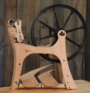 Schacht Spindle Co. Spinning Wheels Flatiron Spinning Wheel, Double-Treadle by Schacht