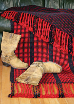 Ruby Ladders Rug  Halcyon Deco Rug Wool