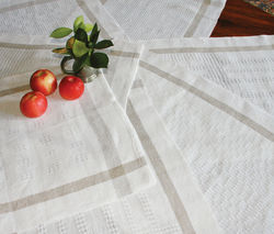 Classic Linen Towels Pattern  Newport Linen