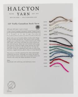 Tuffy Sock Sample Card