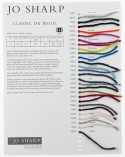 Jo Sharp  Classic DK Wool Sample Card