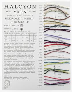 Jo Sharp  Silkroad DK and Aran Tweeds Sample Card