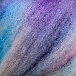 Hand-Dyed Blue Face Leicester Wool Fiber