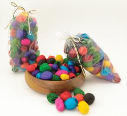 Dyed Silk Cocoons